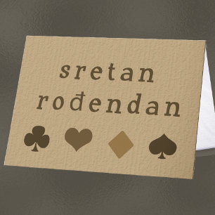 Bosnian Birthday Wishes Card