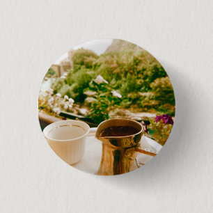 Bosnian Coffee break in Mostar 3 Cm Round Badge