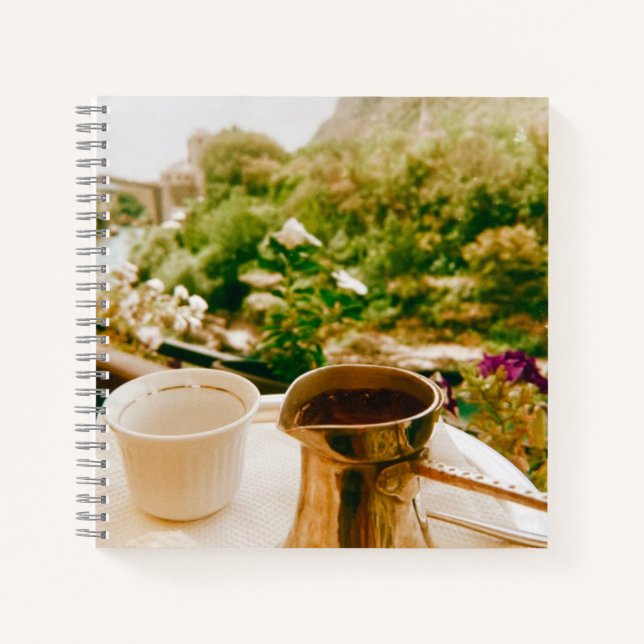 Bosnian Coffee break in Mostar  Notebook (Front)