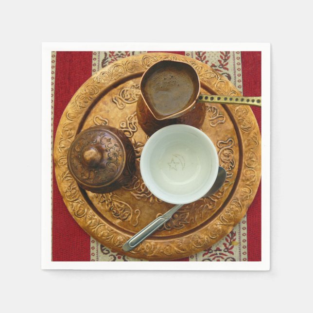 Bosnian coffee set Mostar Napkin (Front)