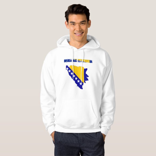 Bosnian country flag hoodie (Front Full)