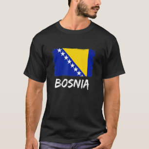 Bosnian Flag Bosnia And Herzegovina T-Shirt