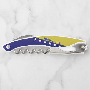 Bosnian flag corkscrew