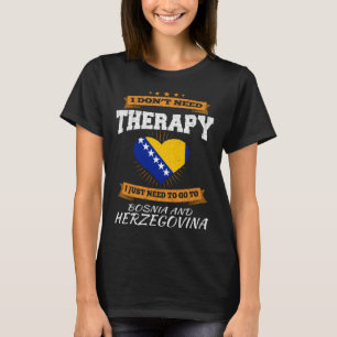 Bosnian Flag I Bosnian Vacatian I Bosnia T-Shirt