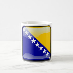 Bosnian glossy flag coffee mug