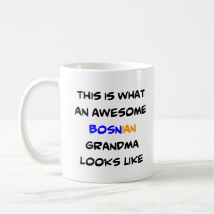bosnian grandma, awesome coffee mug