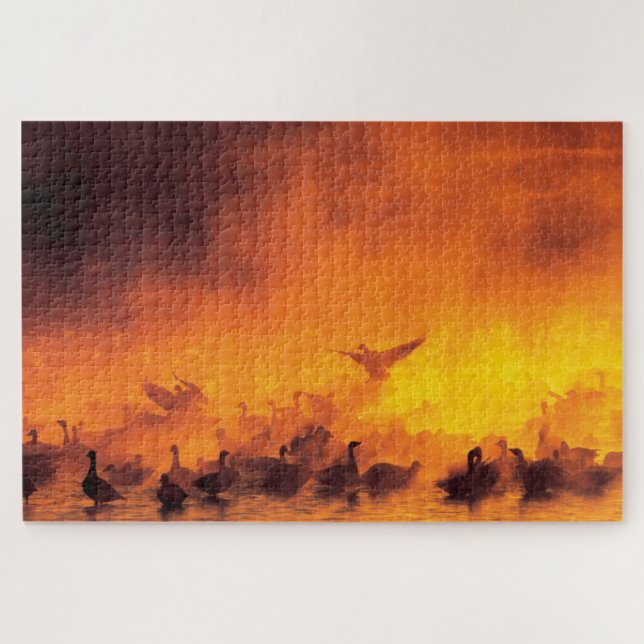 Bosque del Apache National Wildlife Refuge, NM Jigsaw Puzzle (Horizontal)