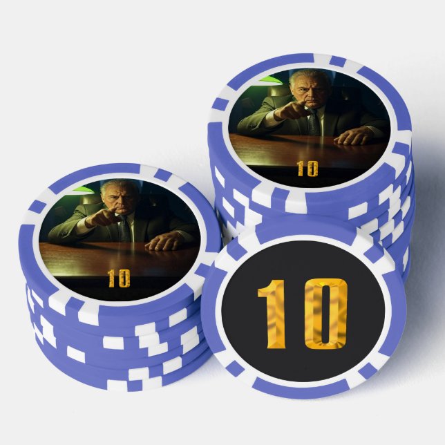 Boss 10 dollars poker chip (Stack)