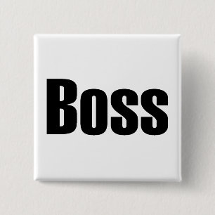 Boss 15 Cm Square Badge