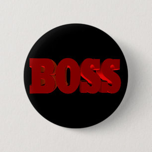 Boss 6 Cm Round Badge
