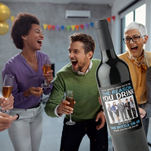 Boss Appreciation Photo REASONS YOU  DRINK Wine La Wine Label
