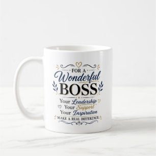 Boss Appreciation – Thank you gifts Coffee Mug