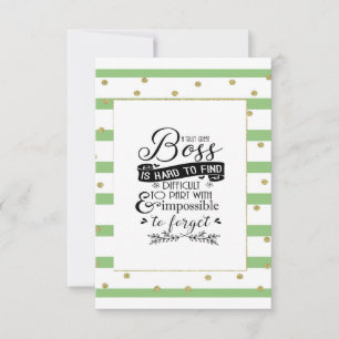 Boss appreciation week card