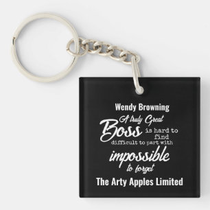 Boss appreciation week  key ring