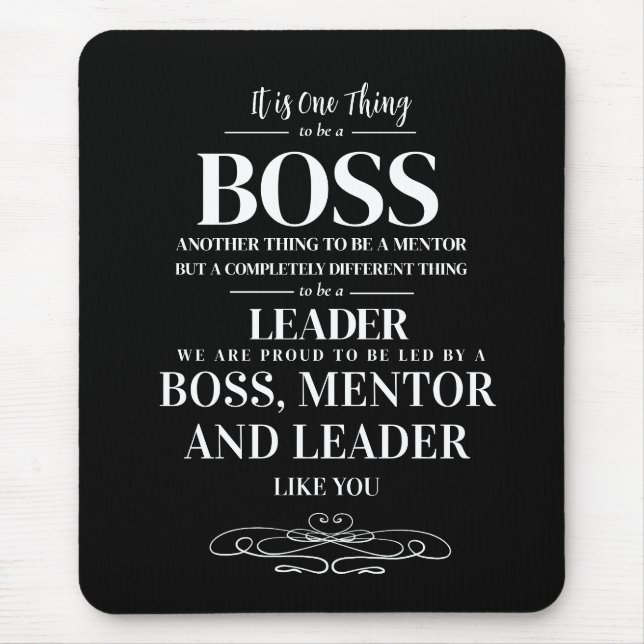 Boss appreciation week  mouse pad (Front)