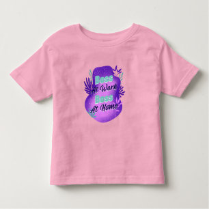 Boss At Work Boss At Home Working Mom T-shirt