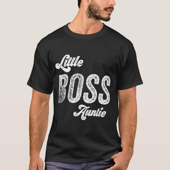 Boss Auntie Baby Mothers Day  T-Shirt (Front)
