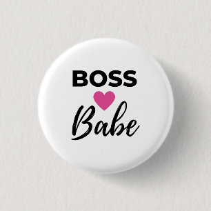 Boss Babe 2 3 Cm Round Badge