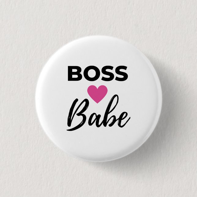 Boss Babe 2 3 Cm Round Badge (Front)