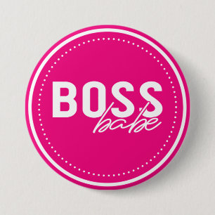 Boss Babe 7.5 Cm Round Badge