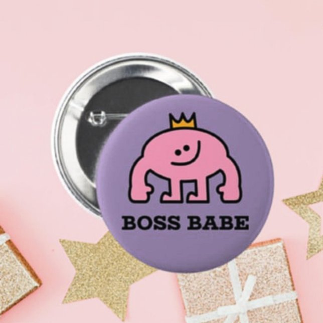 Boss Babe Button – Pinback Flair (Creator Uploaded)