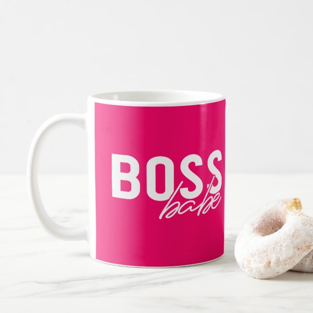 Boss Babe Coffee Mug (With Donut)