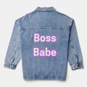 Boss Babe Denim Jacket – Power, Style, and Sass.