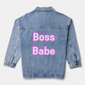 Boss Babe Denim Jacket – Power, Style, and Sass.