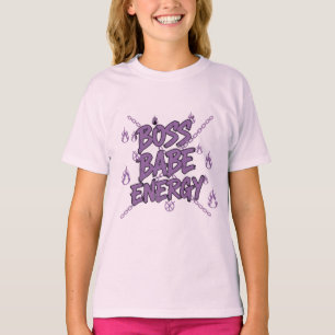 Boss Babe Energy – white Power Tee