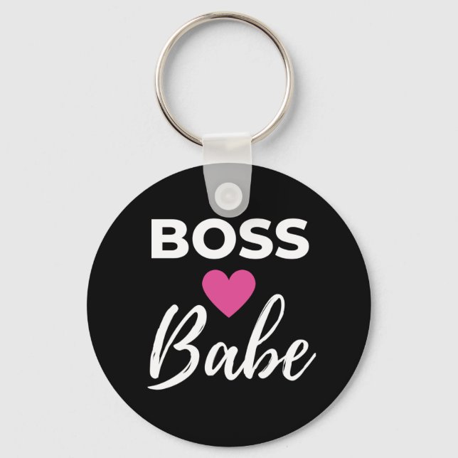 Boss Babe Key Ring (Front)