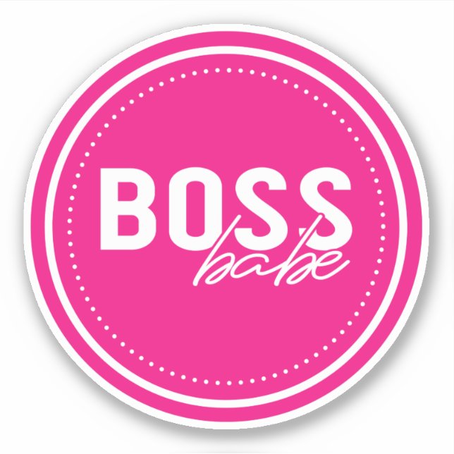 Boss Babe Sticker (Front)