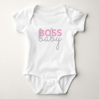 Boss Baby - Pink Baby Bodysuit