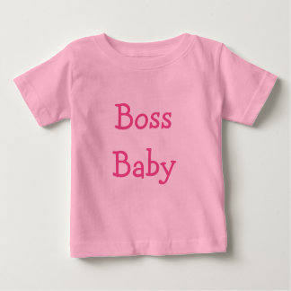 Boss Baby (Pink Letters)* Baby T-Shirt