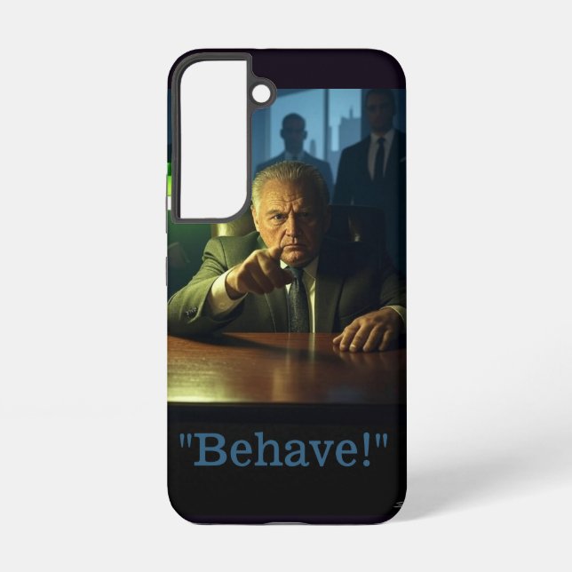 Boss behave Samsung S22 phone case (Back)