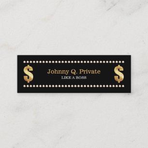 Boss Bling VIP Mini Business Card
