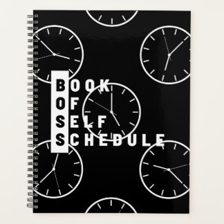 Boss Book Of Self Schedule Calendar Planner