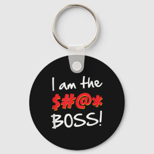 Boss, Bosses Humour Quote Graphic Gag Gift  Key Ring