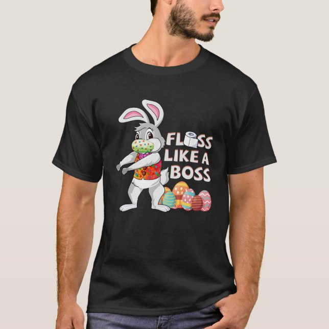 Boss Bunny Rabbi  Easter Day T-Shirt (Front)