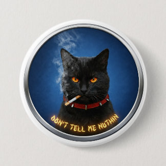 Boss Cat Large Badge