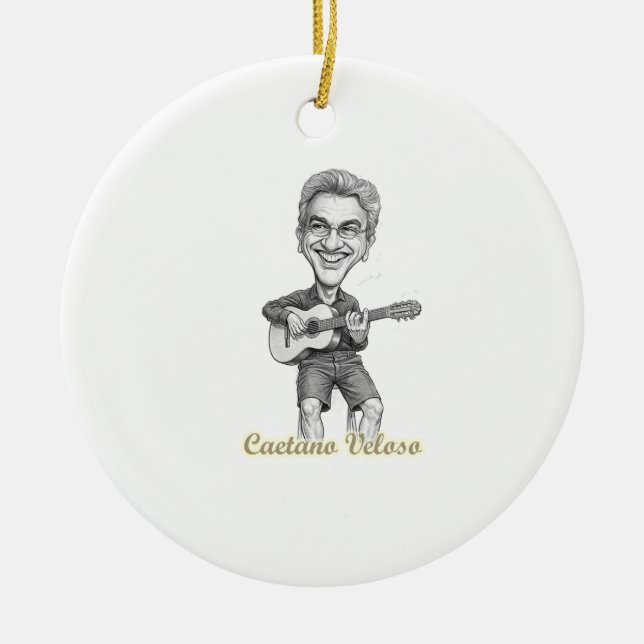 Boss Ceramic Ornament (Front)