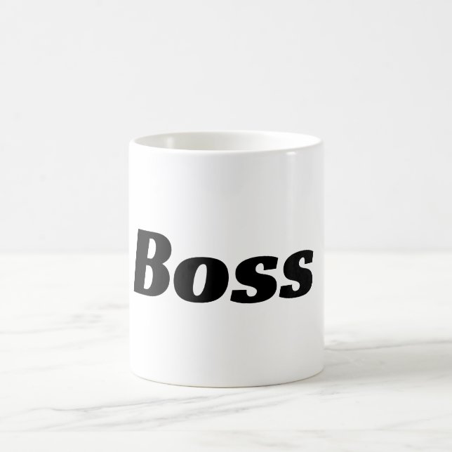 Boss Coffee Mug (Center)