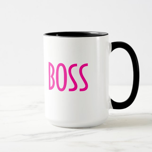 Boss Coffee Mug (Right)