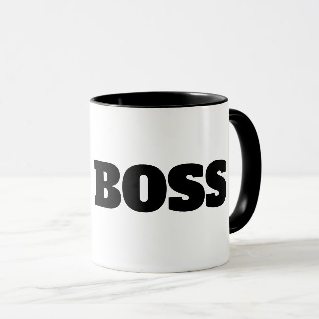 BOSS COFFEE MUGS (Front Right)