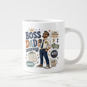 Boss Dad  Large Coffee Mug