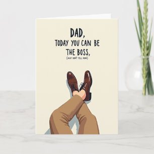 Boss Dads Illustration Card