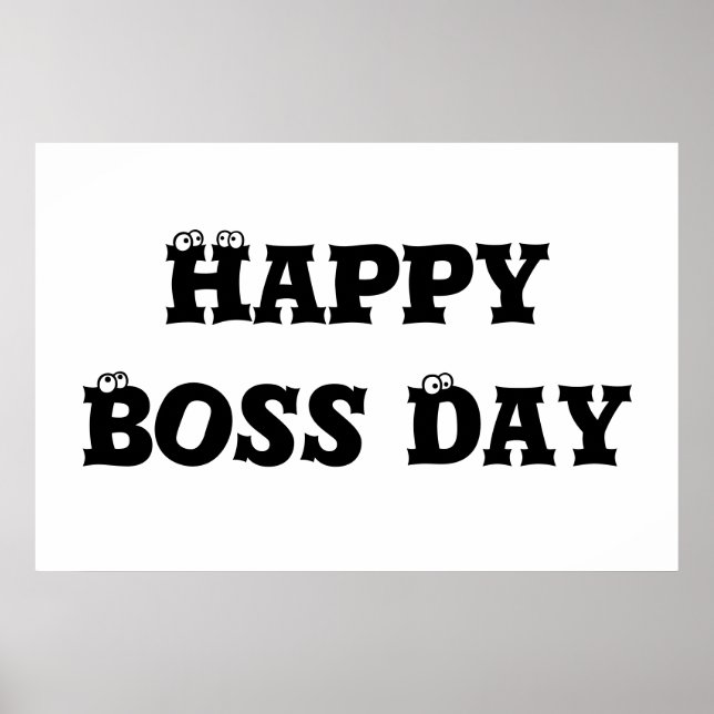 Boss Day Poster (Front)