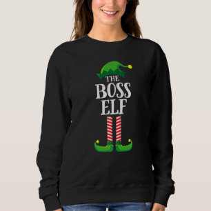 Boss Elf Matching Family Christmas Sweatshirt