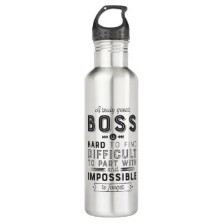 Boss Gift A Truly Great Boss Is Hard To Find 710 Ml Water Bottle