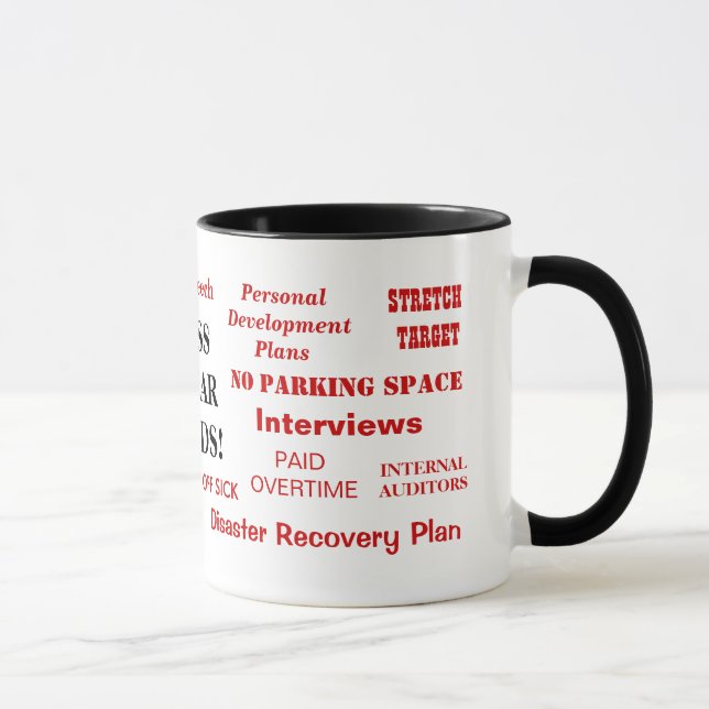 Boss Gift Mug - Annoying Joke - Boss Swear Words (Right)
