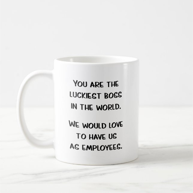 Boss Gift Mug Funny Manager Coffee Cup Boss Lady (Left)